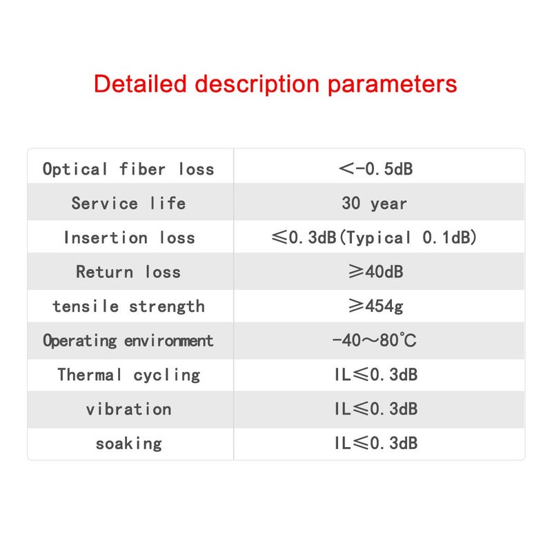 KELUSHI 10pcs Fiber Optic Mechanical Splice FTTH Fast Connector Adapter for FTTH Fiber Cold Connection - Image 4